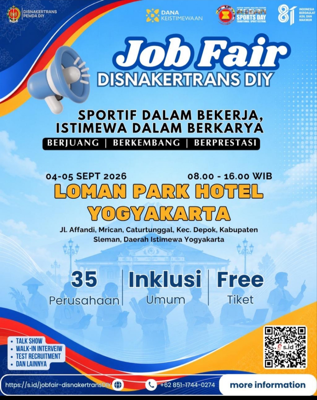 Job Fair Disnakertrans DIY